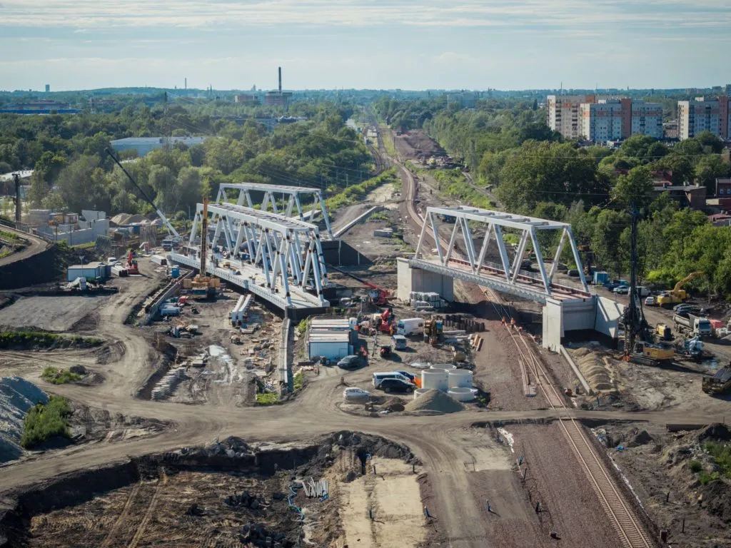 Nowe Wiadukty Zmieniaja Otoczenie Stacji Katowice Fot Slaskienatorach