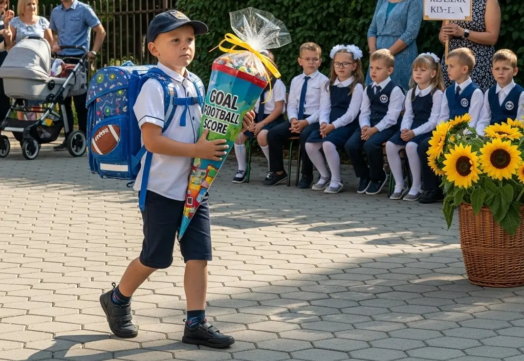 Tyta Pierwszoklasita 1 Klasa Rozpoczecie Roku Szkolnego 1 Wrzesnia