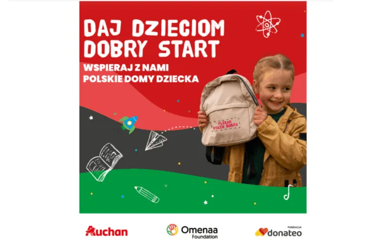 W Auchan Trwa Kampania Dobro W Plecaku Wsparcie Dla Dzieci Z Domow Dziecka