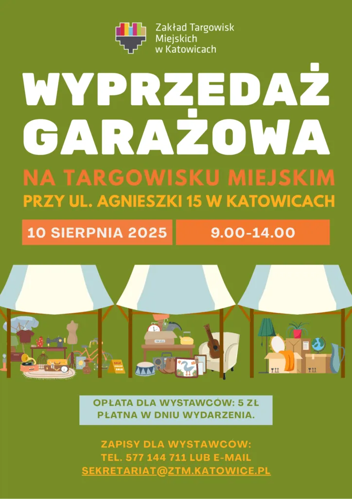 Wyprzedaz Garazowa W Katowicach Na Ul. Agnieszki 15 Juz 10 Sierpnia 2025