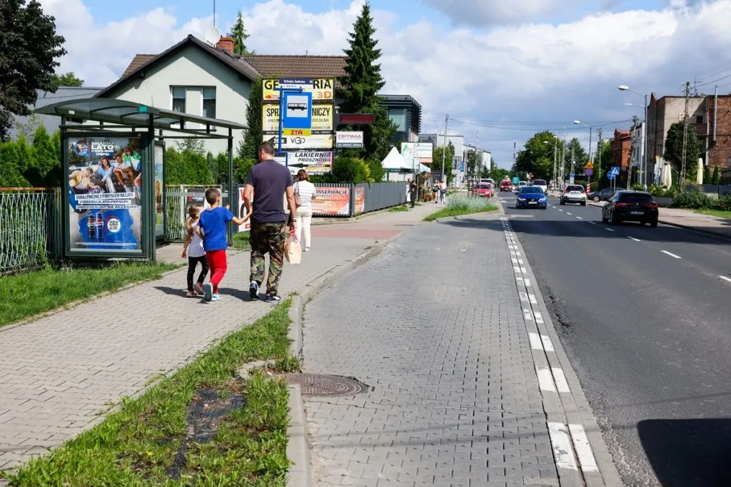 Zatoka Autobusowa Katowice Ochojec Sadowa W Ciagu Ul. Jankego Zostanie Przebudowana Fot. KAW