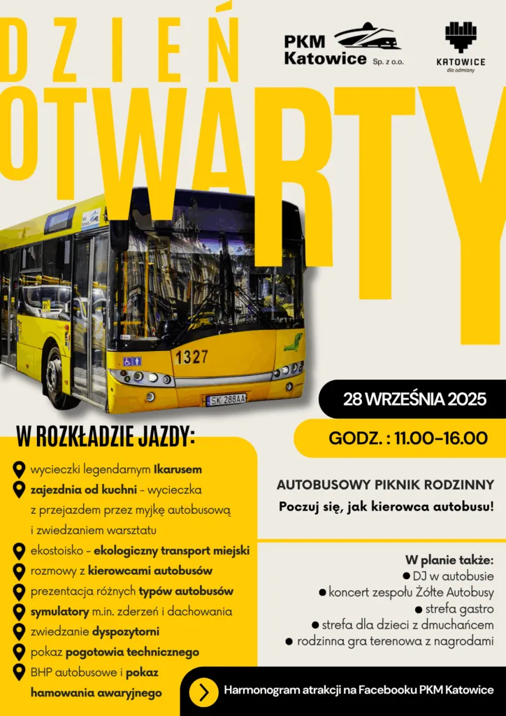 Dzien Otwarty W PKM Katowice Plakat