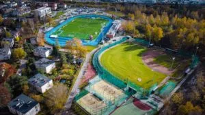 Kompleks sportowy przy ul. Asnyka w Katowicach fot. KAW