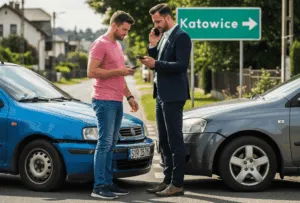 Stluczka Kolizja Samochodow Katowice