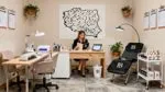 Wnetrze Salonu Mikrofranczyzy Beauty Z Mapa Lokalizacji I Podrecznikiem Operacyjnym