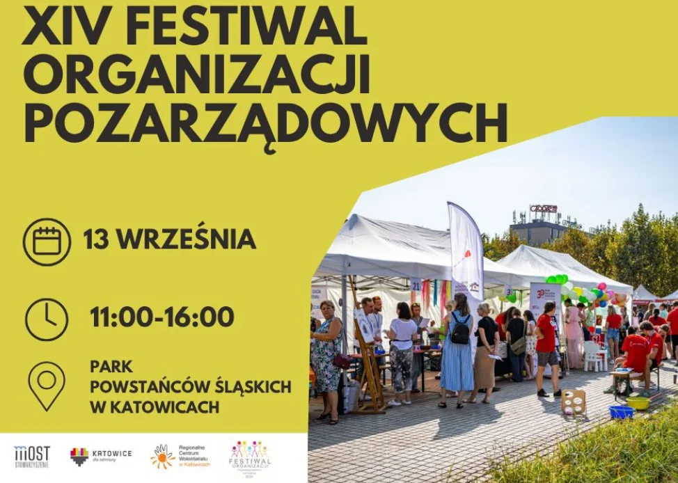 XIV Festiwal Organizacji Pozarzadowych W Katowicach Swieto III Sektora W Parku Powstancow Slaskich