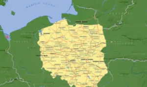 Mapa Polski