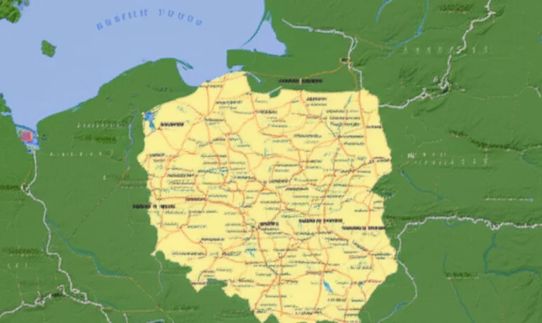 Mapa Polski