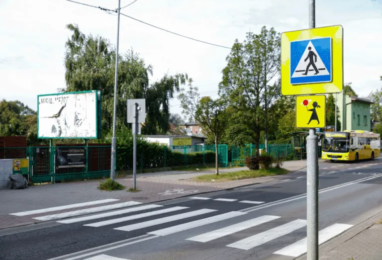 Ul. Jankego W Katowicach Przejscie Dla Pieszych Fot KAW