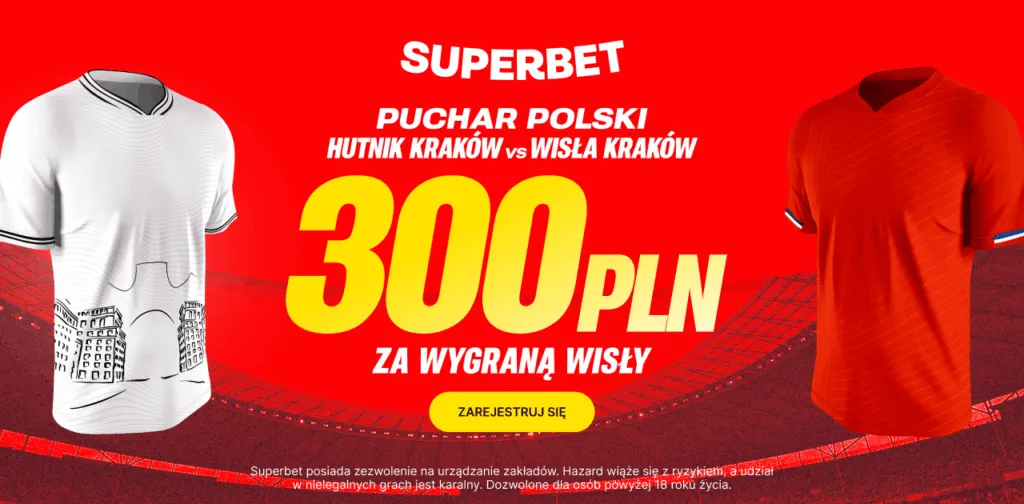 300 PLN Za Zwyciestwo Wisly Krakow W Meczu Pucharu Polski Z Hutnikiem