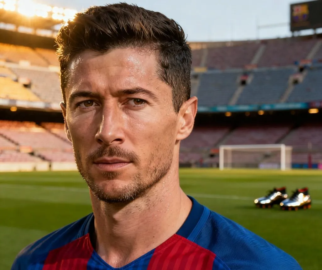 Robert Lewandowski W FC Barcelon