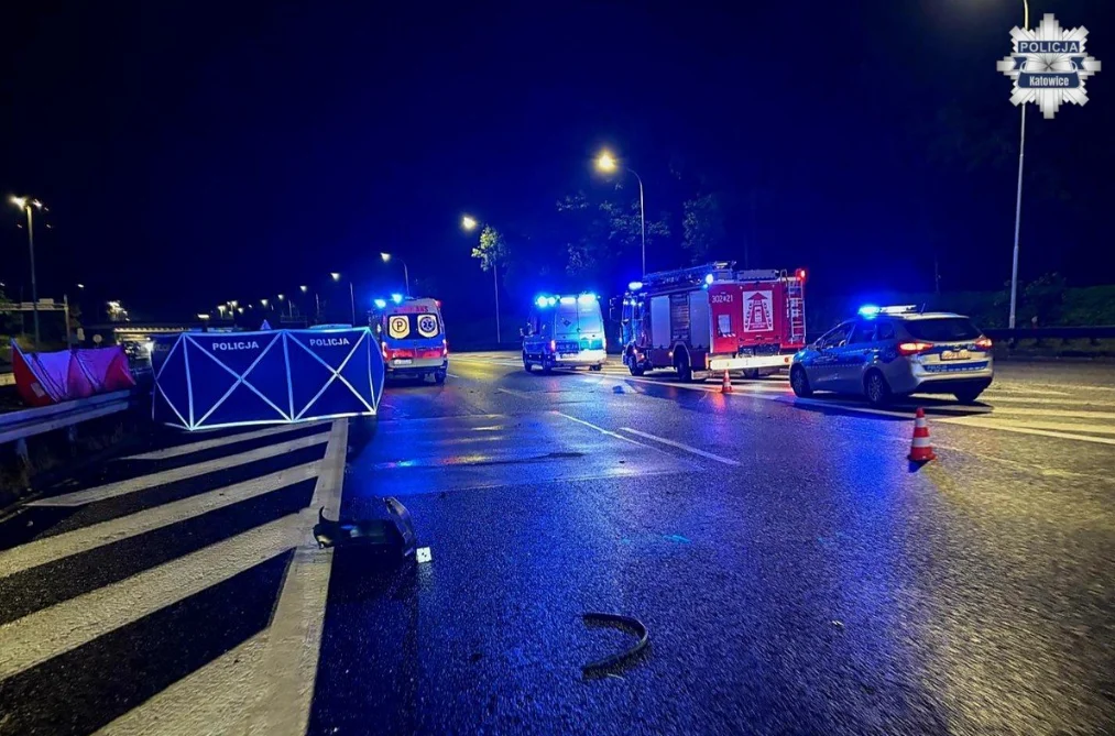 Tragiczny Wypadek Na Autostradzie A4 Przy Ul. Kochlowickiej W Katowicach. Nie Zyje 19 Latek
