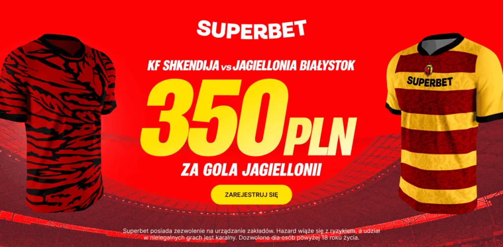 KF Shkendija – Jagiellonia Bialystok. Mecz Ligi Konferencji I Nowa Oferta Superbet Dla Kibicow 1