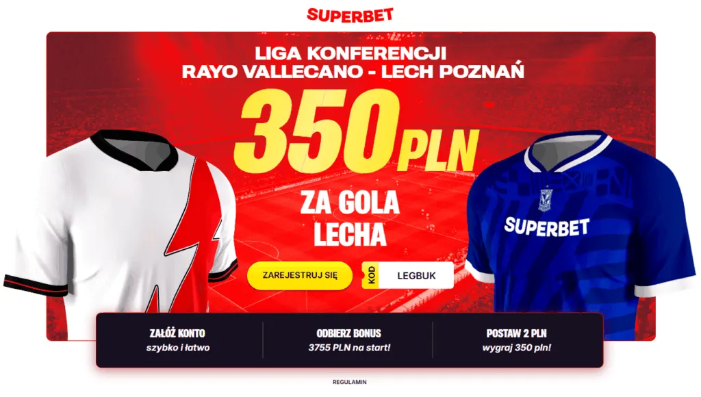 Lech Poznan Zagra Z Rayo Vallecano W Lidze Konferencji. Nowa Oferta Superbet Dla Kibicow