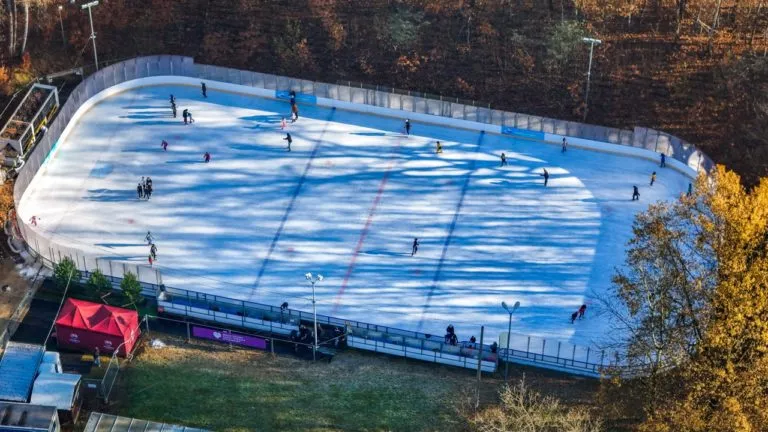 Lodowisko Murcki Z Lotu Ptaka. Fot. KAW