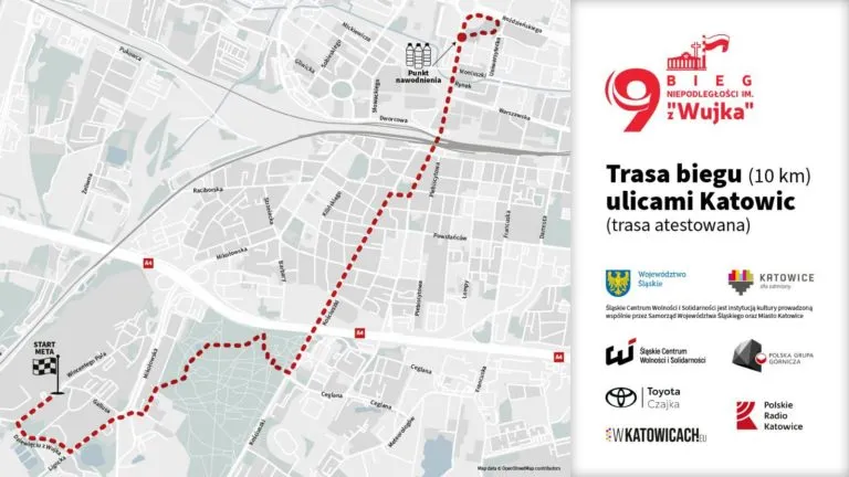 Trasa Biegu Niepodleglosci Im. Dziewieciu Z Wujka