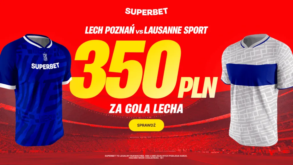 W Superbet 350 PLN Za Gola Lecha Poznan W Meczu Z Lausanne Sport W Lidze Konferencji