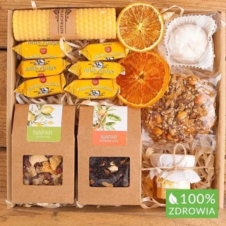 Glowne Zdrowy Prezent Z Naparami Miodem