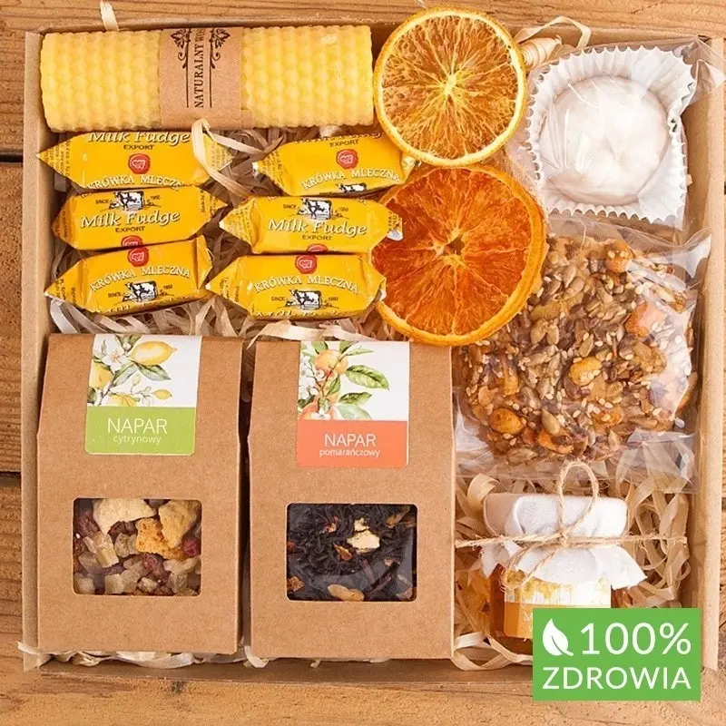 Glowne Zdrowy Prezent Z Naparami Miodem