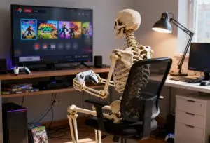 Konsola Gry Komputer Szkielet Sm