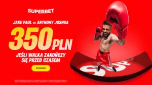 350 PLN Bonusu W Superbet Jesli Walka Jake Paul Anthony Joshua Zakonczy Sie Przed Czasem