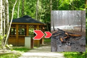 Altany W Parku Welnowieckim W Katowicach Splonely Po Raz Drugi W Miesiacu