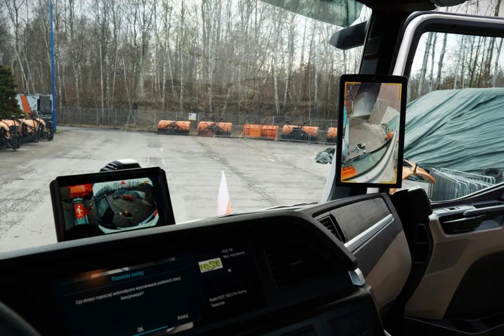 Nowoczesna Kabina Kierowcy Z Sys