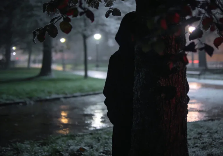 Postac W Parku Zdjecie Ilustracyjne