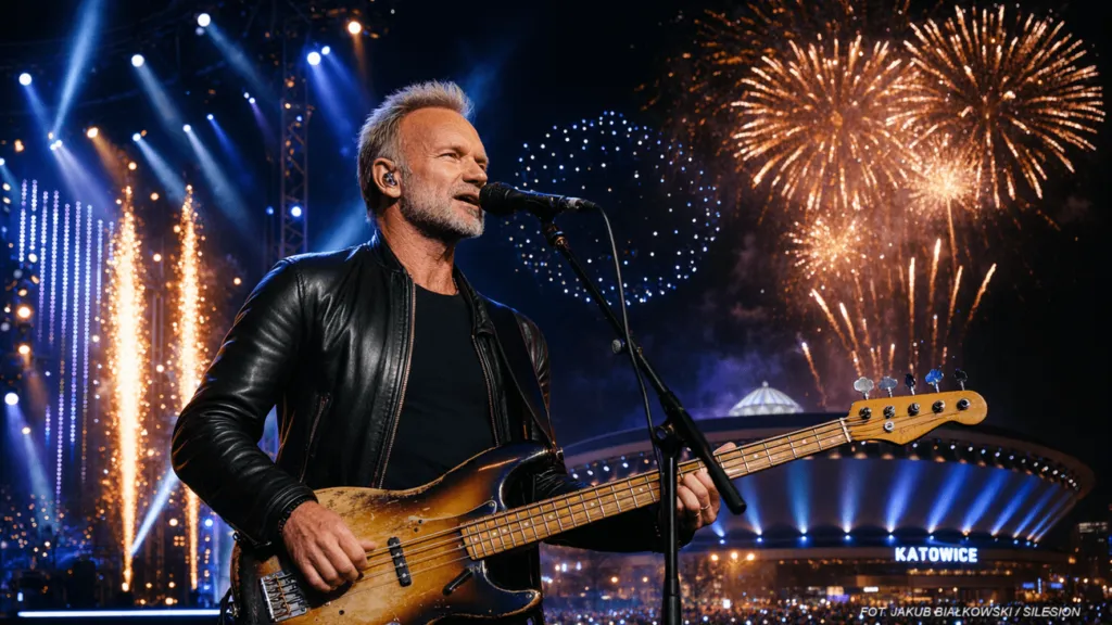 Sting Sylwestra Z Dwojka W Katowicach Pod Spodkiem 2025 2026 Zdjecie Ilustracyjne