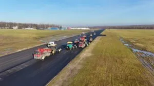 Na lotnisku Muchowiec w Katowicach trwa realizacja kolejnej miejskiej inwestycji,