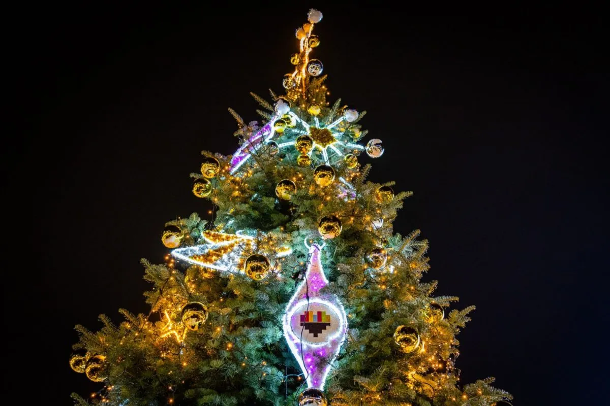 Choinka Na Rynku W Katowicach Scaled