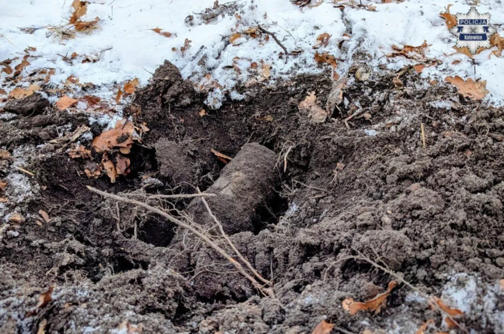 Katowiccy Policjanci Zabezpieczyli Materialy Wybuchowe Odnalezione Na Terenach Lesnych Nieopodal Ul. Brygadzistow