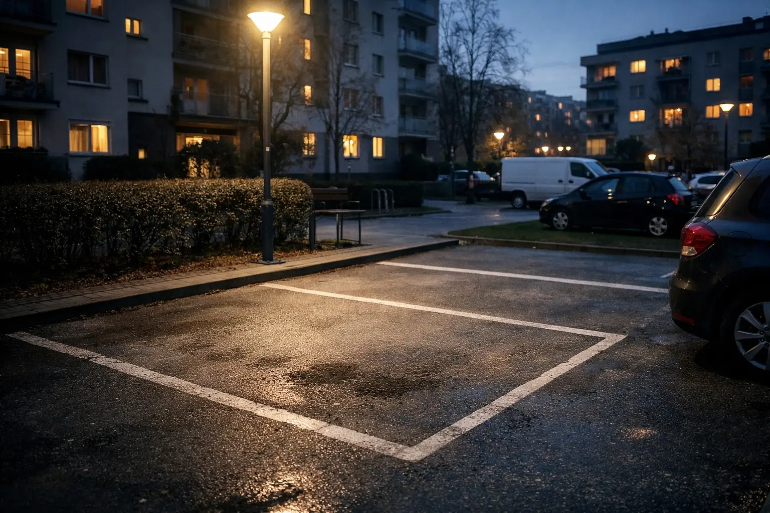 Puste miejsce parkingowe