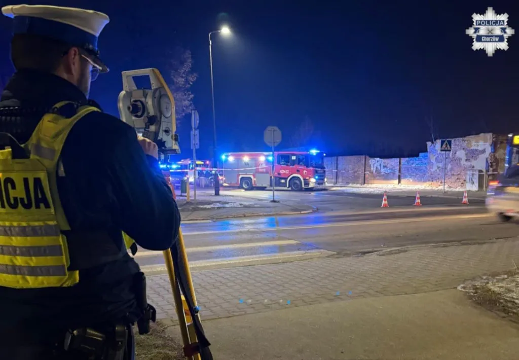 Smiertelny Wypadek Na Przejsciu Dla Pieszych W Chorzowie. Nie Zyje 59 Latek 1