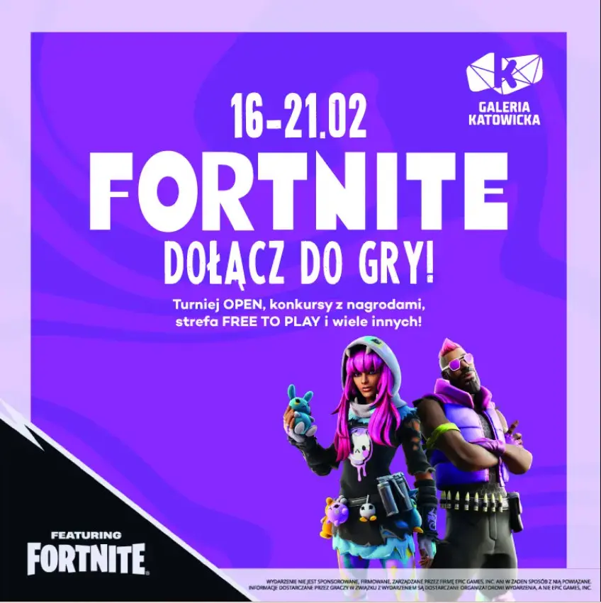 Gaming Week W Galerii Katowickiej. Tydzien Grania I Turniej Fortnite Z Nagrodami Do 1000 Zl