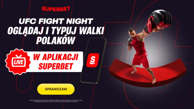 Superbet Oferuje Dostep Do Gal UFC Z Walkami Polakow Oraz Pakiet Bonusow Dla Nowych Graczy
