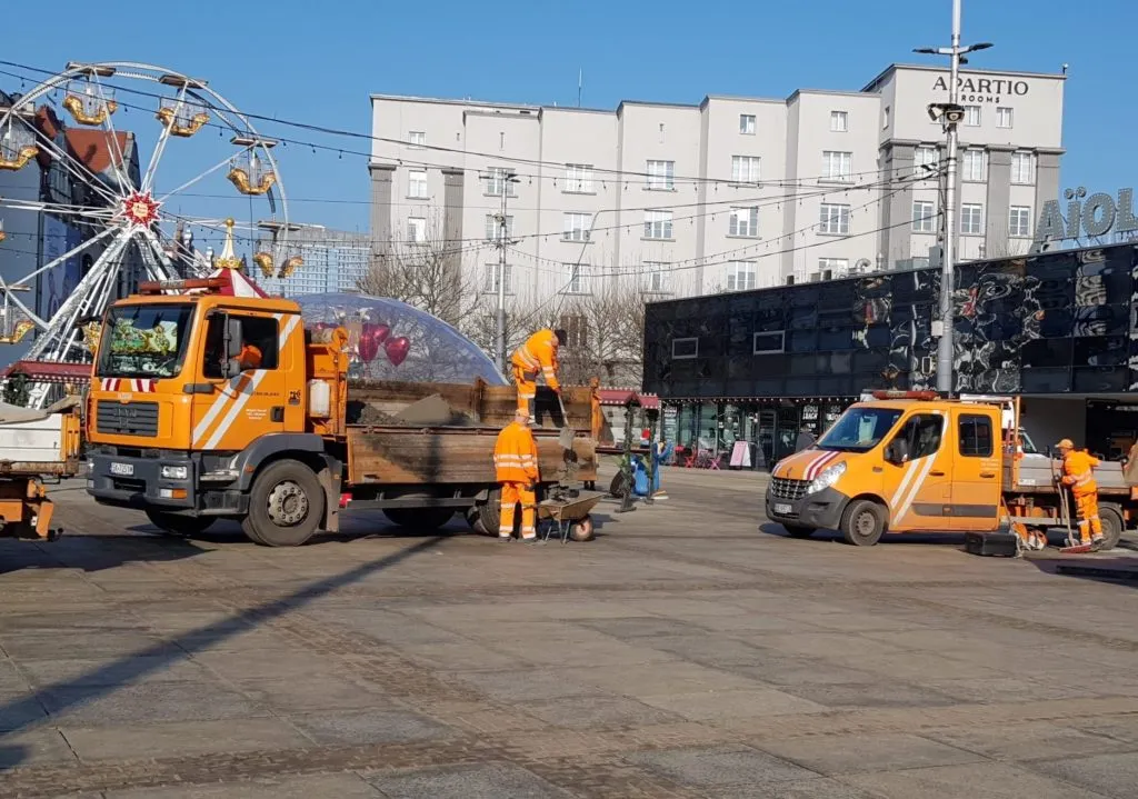 Prace MZUiM Na Katowickim Rynku 4