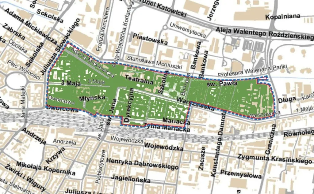 Strefa Czystego Transportu W Katowicach Mapa
